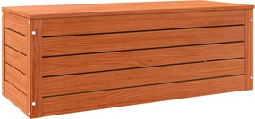 vidaXL Tároló Doboz Faggyú barna 89 x 36,5 x 33 cm Tömör fenyőfa
