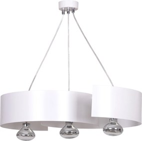 Emibig modern függeszték vixon fehér króm emi306/3