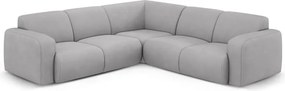 Világosszürke sarokkanapé (variálható-L alakú) Molino – Micadoni Home
