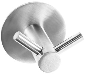 Fürdőszoba fogas nickel brush INOX 322216