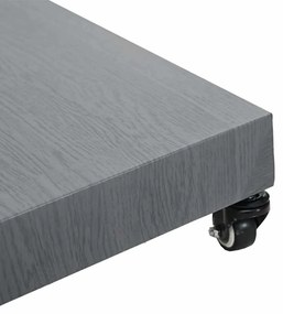 Kültéri Napernyő Tartók Sötét fa 45 x 45 x 32 cm Acél, Beton