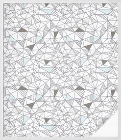 Ablaküveg fólia Adatvédelem Absztrakt formák 100x116 cm