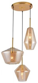 Lámpa Mennyezeti lámpatest LIME 3P,7993,AC220-240V,50/60Hz,3*E27,IP20,átmérő 35cm,hármas,arany