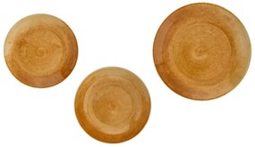 Essential Amber 18 darabos Étkészlet, Brandani, porcelán, borostyán