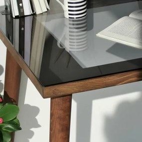 Munkaasztal COZY 73x110 cm fenyő/fekete