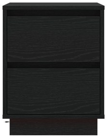 LED Fényes Éjjeli Asztal Fekete 39x34,5x50 cm