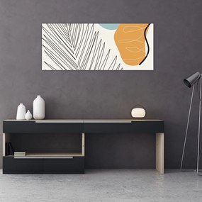 Kép - Levél illusztráció (120x50 cm)