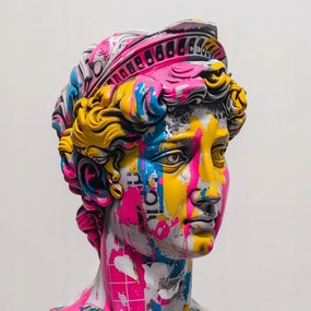 Poszter 20x20cm Klasszikusan, de színesen