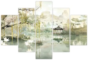 Kép - Kínai tó (150x105 cm)