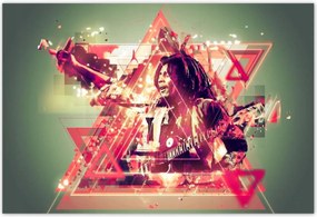 Poszterek 200x135 Bob Marley Reggae gitár