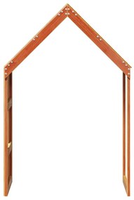 viaszbarna tömör fenyőfa gyerekágytető 55 x 99 x 139,5 cm