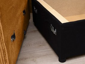 Mustársárga sarokkanapé SMART COSARO, kétoldalas + 2 párna INGYEN