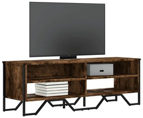 füstös tölgy színű szerelt fa TV-szekrény 122 x 34 x 41 cm