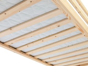 Wilsondo PETRA 5 emeletes ágy pótággyal - natúr borovi Méret: 200x90