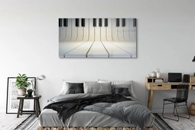 Üvegképek zongora billentyűk 120x60cm