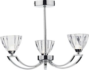 DAR LIGHTING VIT0350 VITO Glamour Csillár Csiszolt króm G9 IP20