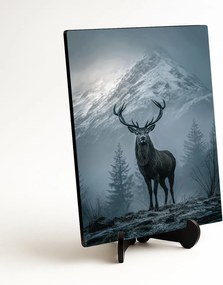 DUBLEZ | Dizájn kép - Szarvas és hegyek