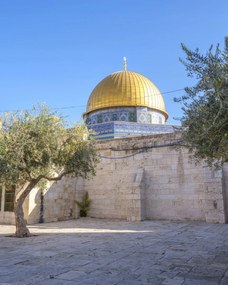 Poszter 40x50cm Al-Aksza mecset, Assaf Frank