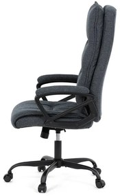 Fekete Szövet Irodai Szék, Hinta Mechanikával. KA-Y348 BK2