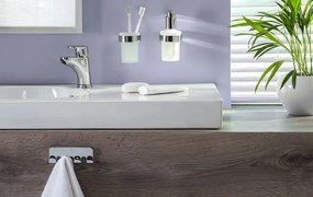 BISK Erga NATURA, fali fogkefe tartó, króm, ERG-04309