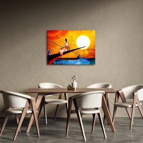 Egy korabeli ősi festmény képe (70x50 cm)