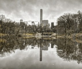 Poszter 60x50cm Alsó-Manhattan panoráma a Central Parkból 2, Assaf Frank