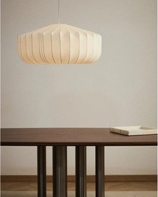 Fehér mennyezeti lámpa textil búrával ø 76 cm Somar – Kave Home