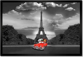 Poszterek keretben 60x40 Eiffel-torony Franciaország