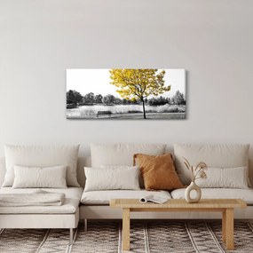 Kép - Pihenés a parkban (120x50 cm)