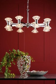 Dar Lighting glamour modern csillár tiana csiszolt króm dartia1650