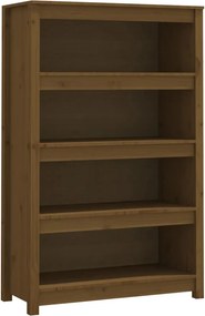 vidaXL mézbarna tömör fenyőfa faliszekrény 80 x 35 x 126 cm