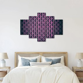 Lila textúrás kép (150x105 cm)