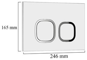 Roya Tinos 83W falba építhető WC tartály szett