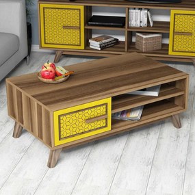 Ayla - Walnut, Yellow