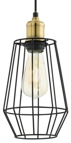 Eglo 49791 - Mennyezeti függesztékes lámpa DENHAM 1xE27/60W