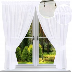 Kész függöny sima 150x500 voile függöny álomfogó fehér sima függönyök