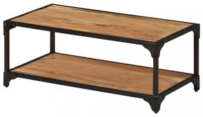 tömör akácfa dohányzóasztal 90 x 45 x 35 cm