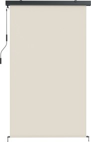 Outsunny vezeték nélküli kültéri roló, UPF50+ vízálló árnyékoló teraszra, erkélyre vagy pavilonra, 250 x 160 cm, krém | Aosom