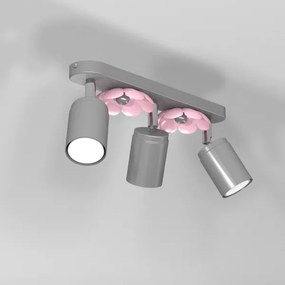 Spotlámpa FLOWER 3xGU10/8W/230V matt króm