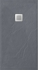 Balneo Kompozit Zuhanytálca 80x110x2,5 cm Sötétszürke Stone Tray