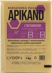 Sütemény méhek számára Łysoń vitaminokkal 1 kg