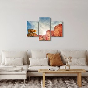 Mutatók felirattal képe (90x60 cm)
