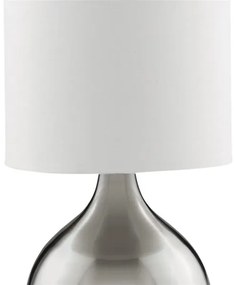 Searchlight EU3923SS - Asztali lámpa TOUCH 1xE14/40W/230V