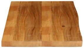tömör mangófa természetes élű asztallap 100 x 60 x 2,5 cm