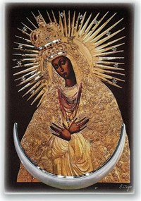 Ostrobrami Szűzanya kép Méret: 9x13.5 cm