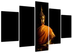 Kép - Arany Buddha szobor (150x105 cm)