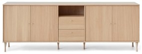 Alacsony komód tölgyfa dekorral 220x76 cm Mistral - Hammel Furniture