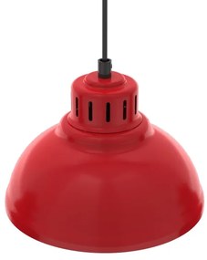 Csillár zsinóron SVEN 5xE27/15W/230V piros