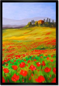 Poszterek keretben 40x60 Provence pipacsokkal