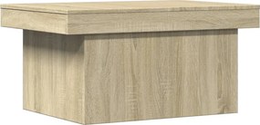 vidaXL sonoma tölgy színű szerelt fa dohányzóasztal 80 x 55 x 40 cm